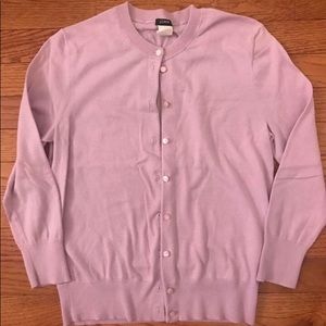 J.Crew Lilac Purple Cardigan